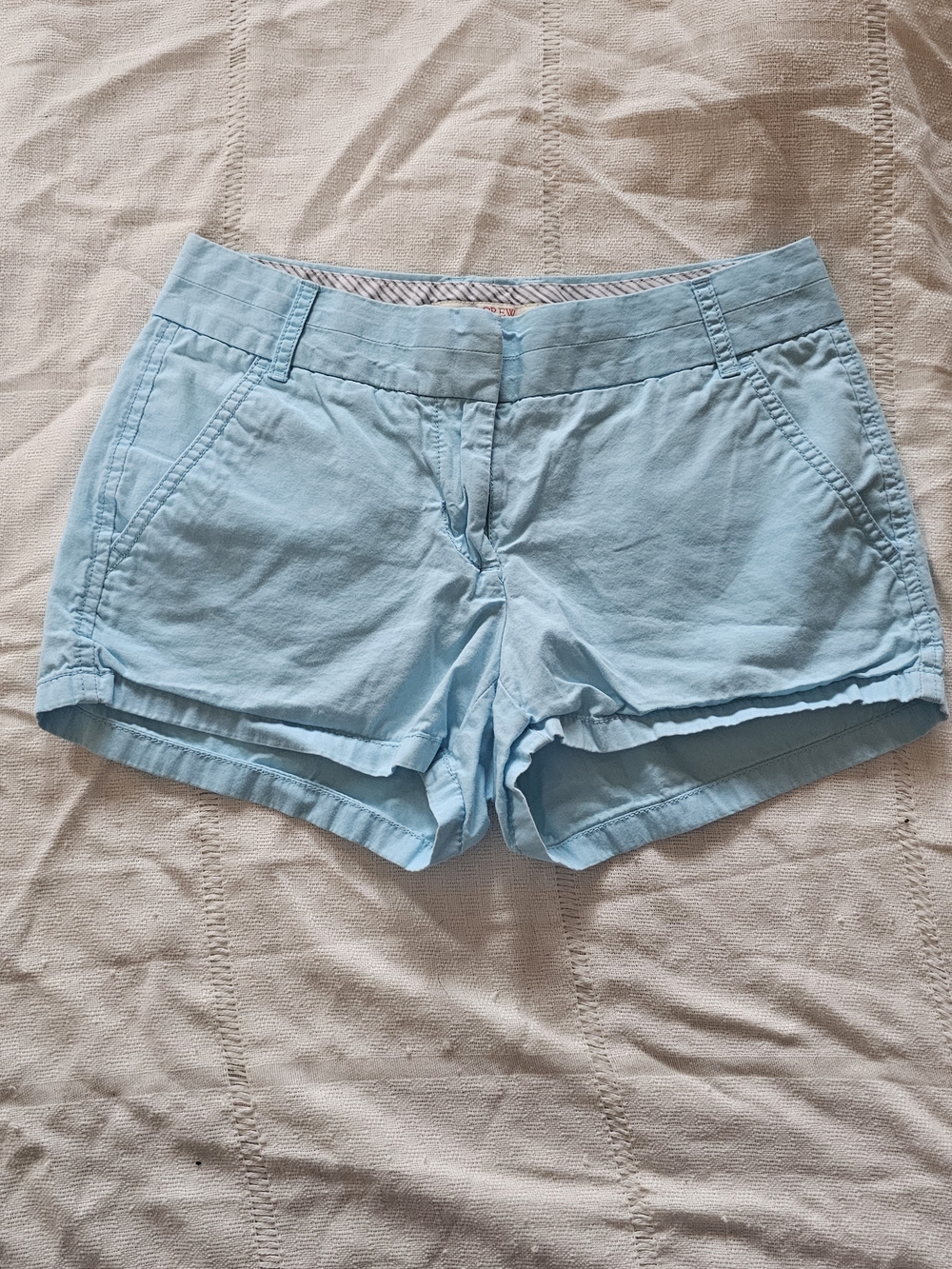 J. Crew Women's Light Blue Cotton Shorts